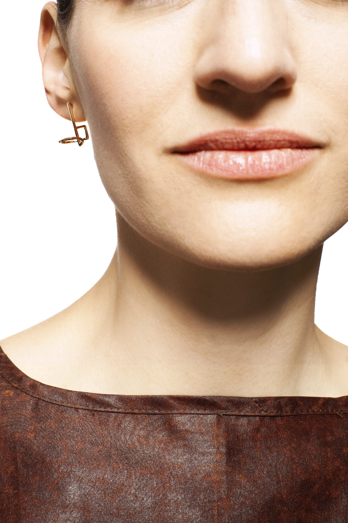 Long Gold Earrings Parts of the Whole