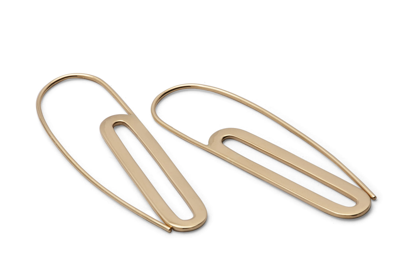 Gold Hoops Oval
