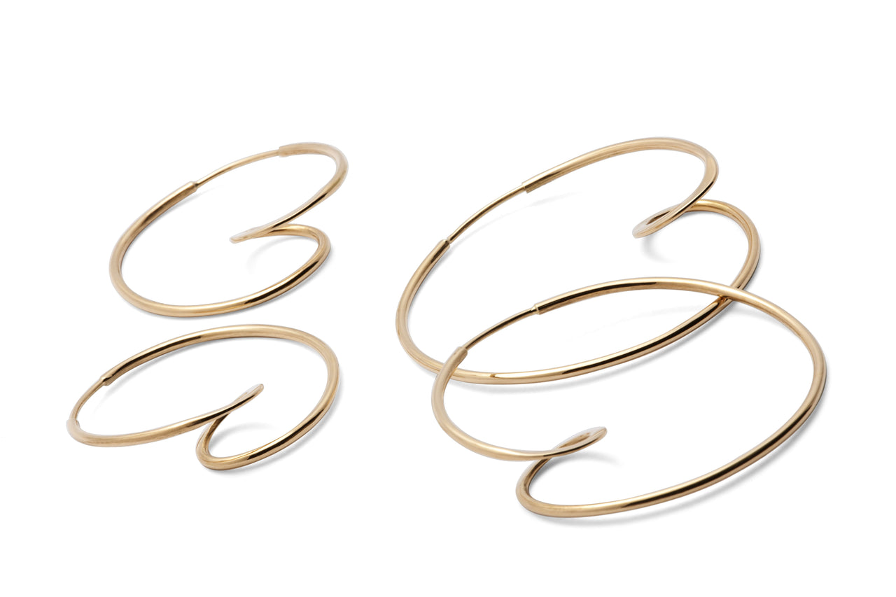 Gold Hoop Knot S