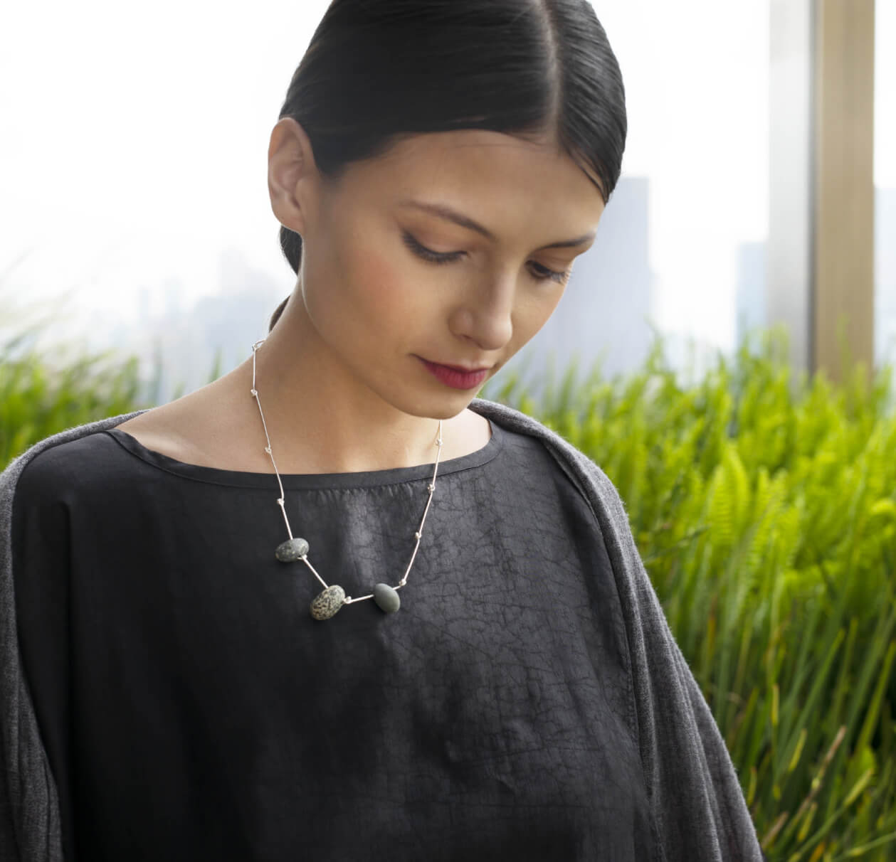 3 Stone Necklace