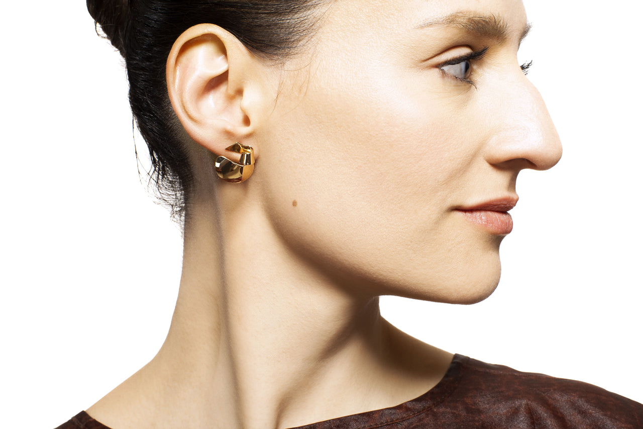Gold Earrings New Beginnings