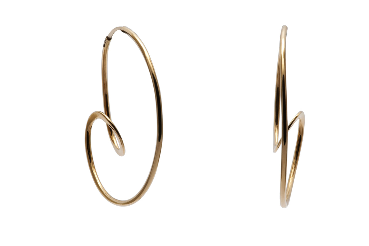 Gold Hoop Knot S