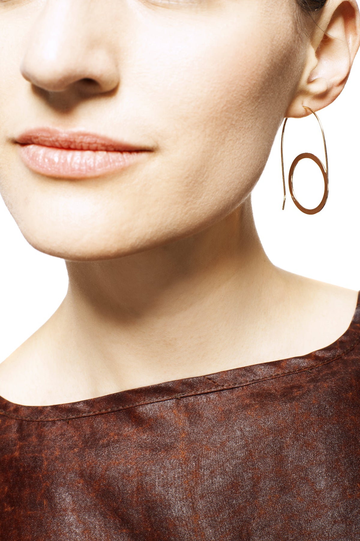 Gold Hoops Circle