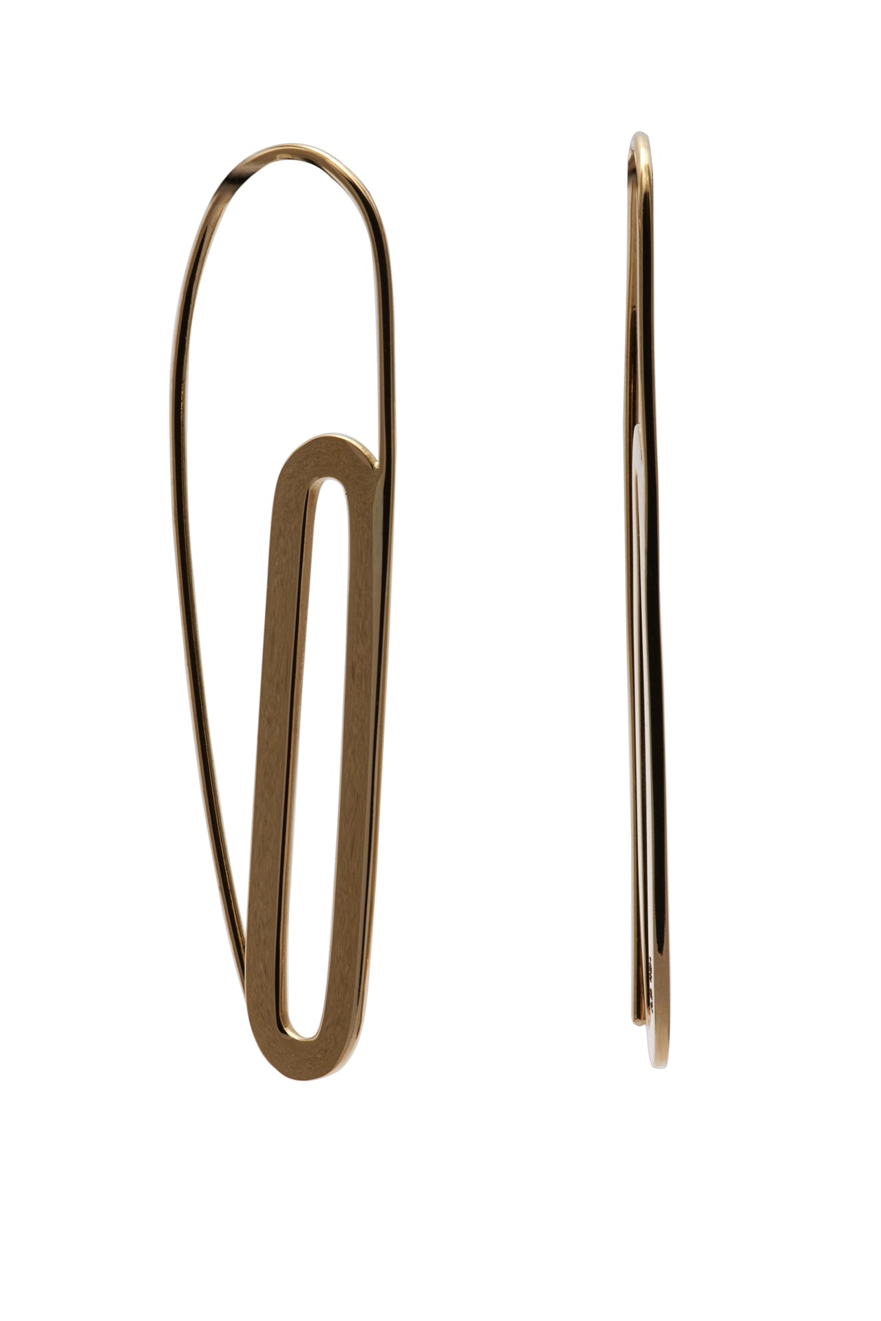Gold Hoops Oval