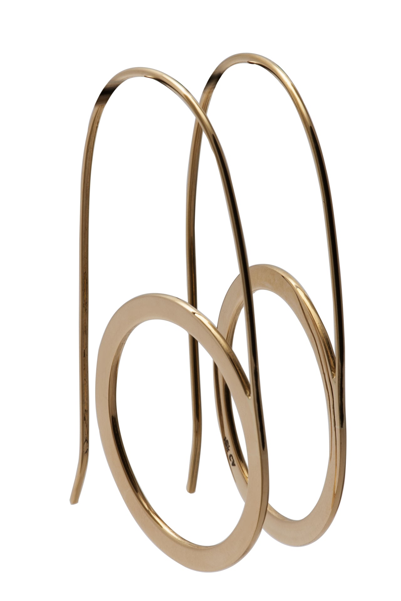 Gold Hoops Circle
