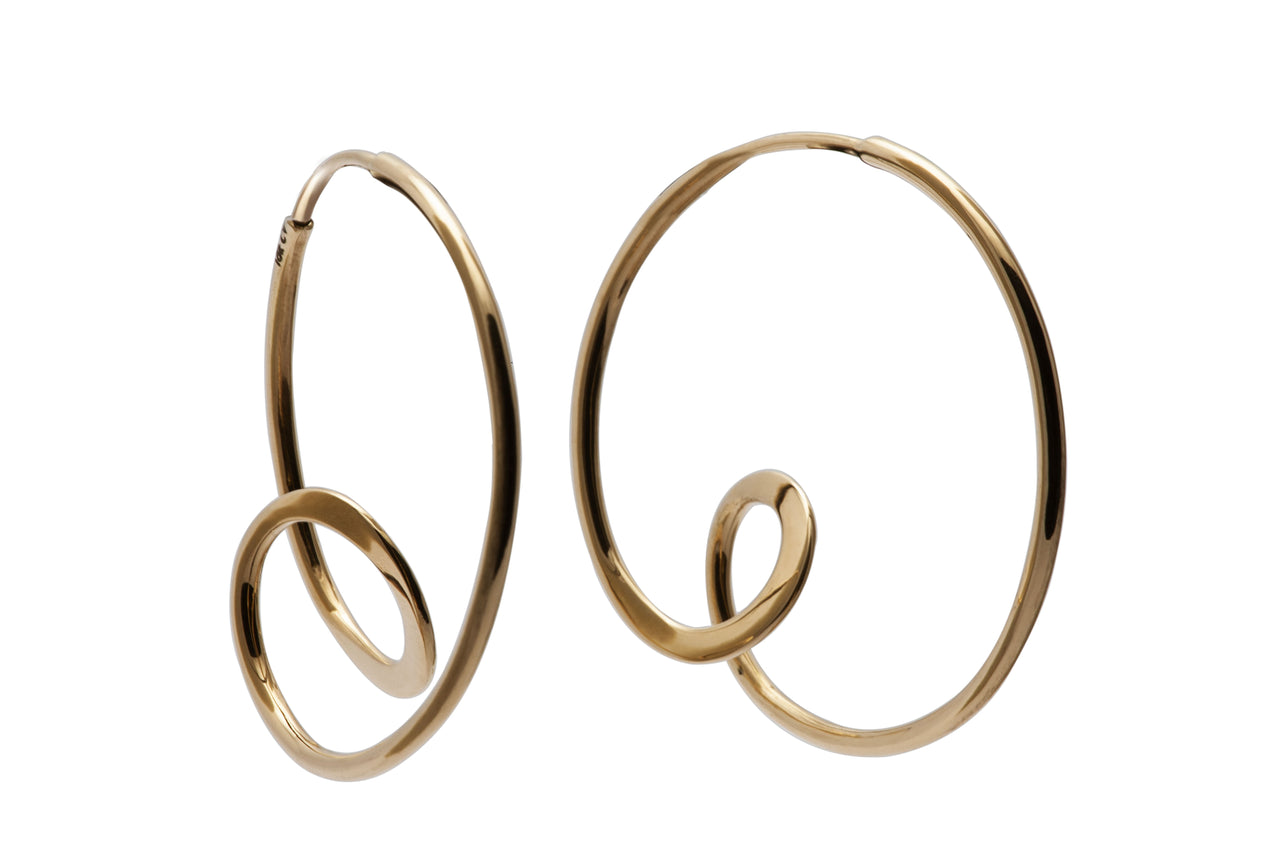 Gold Hoop Knot S