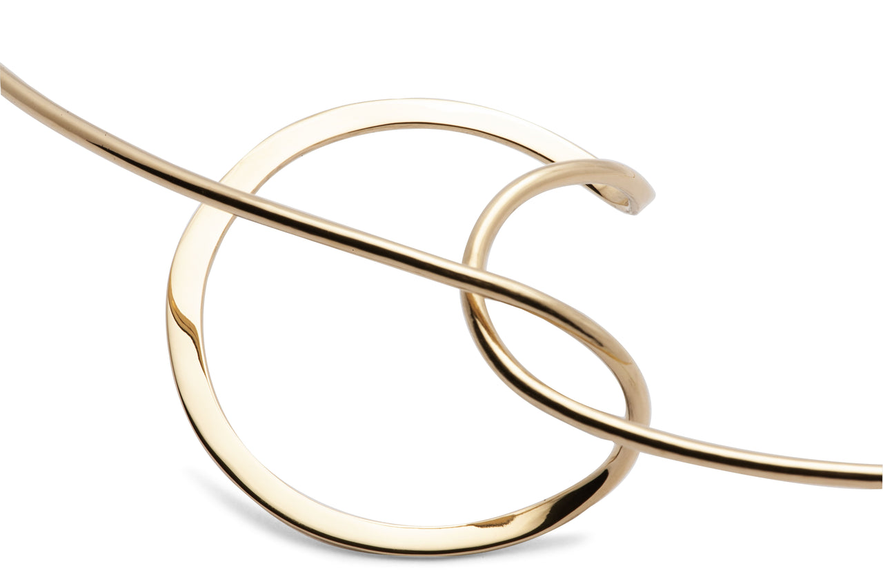 Gold Necklace Knot