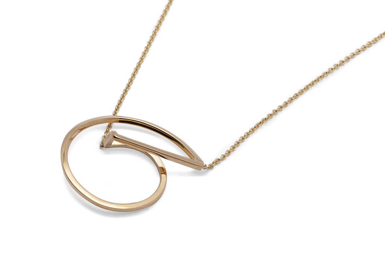Small Aura on a Chain Gold